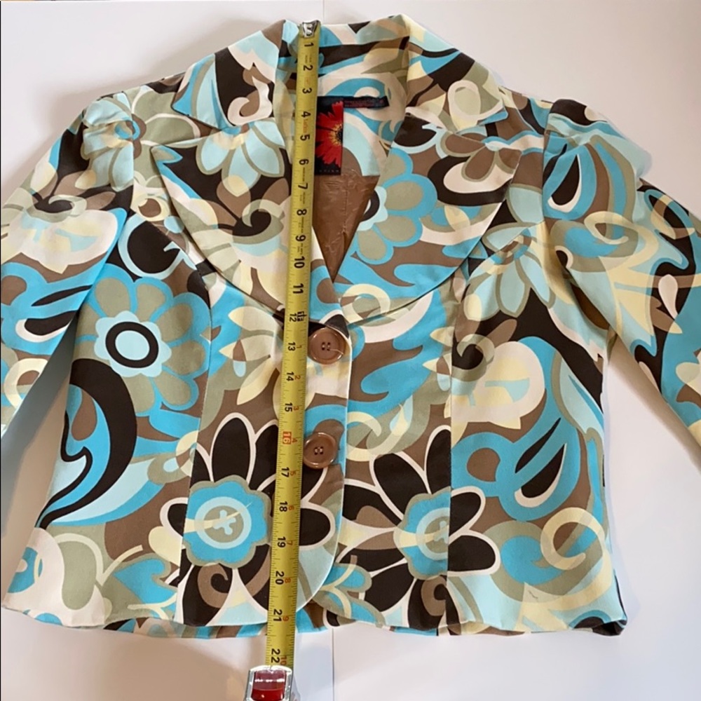 Debbie Shuchat flowered blazer - Picture 6 of 12